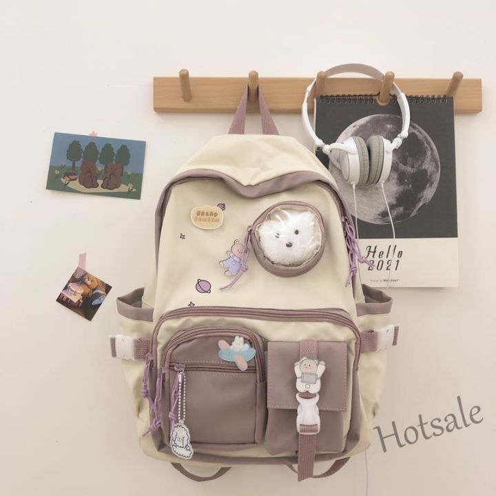 hot-sale-c16-tscfashion-schoolbag-female-korean-harajuku-student-japanese-versatile-color-matching-backpack