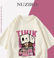 NUZRO(พร้อมส่ง)เสื้อยืดแขนสั้น รูปแบบการ์ตูนอะนิเมะ ผ้านิ่ม เด้ง ใส่สบาย สไตล์เกาหลี #I0122