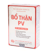 Bổ thận PV Bổ thận, hỗ trợ sinh lý nam giới - hộp 30 viên