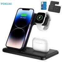 ❧ 20W Wireless Charger 3 in 1 For iPhone 14 13 12 Pro 11 XS XR X 8 Foldable Charging Dock Station For Apple Watch 8 7 Airpods Pro