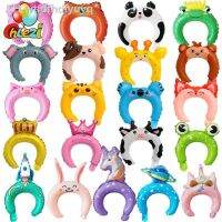 【hot】﹊₪  20 pçs bonito animal tiara balão sapo panda raposa tigre gato chuveiro do bebê crianças brinquedo feliz aniversário festa de casamento decoração