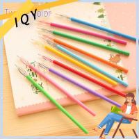 IQY ปากกาเพชรหลากสีเครื่องเขียนสำนักงานแปลกใหม่12ชิ้น/เซ็ตปากกาหลักหมึกเจลเติมปากกาปากกา