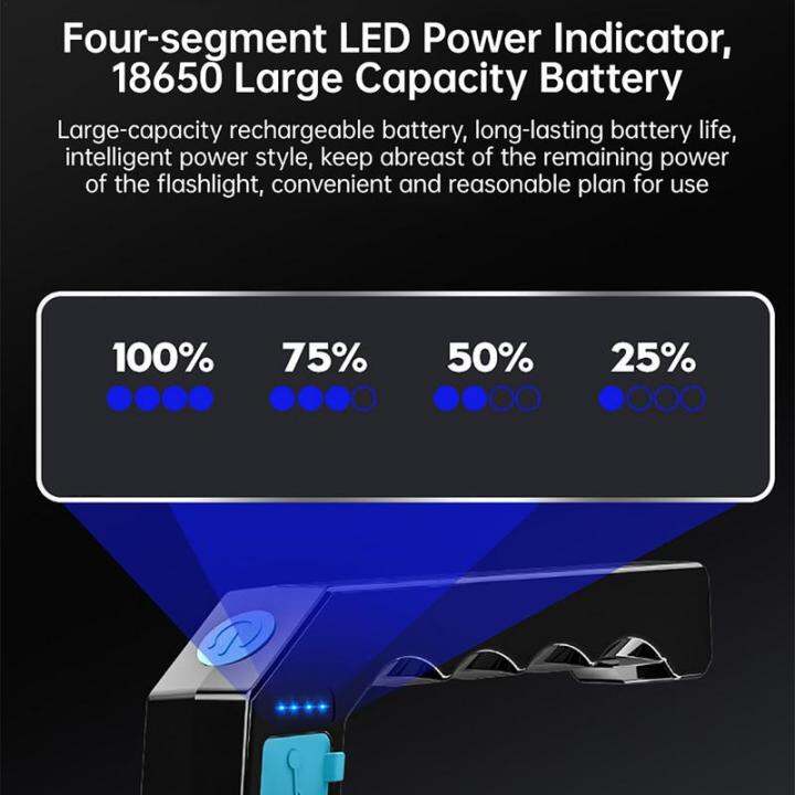 ไฟฉาย-led-ไฟฉายแบบชาร์จไฟลูเมนสูงแสงทำงานโคมไฟไฟ-led-ไฟฉายที่มีประสิทธิภาพแสงแฟลชไฟฉายสำหรับกรณีฉุกเฉินและ