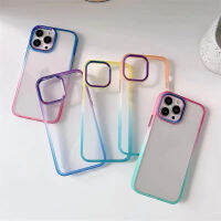 [ส่งจากไทย] เคสหลังใสขอบสีทูโทน Case Realme C33 / C30 / C30S / C35 / C12 / C21 / C25 / C25Y / Realme5 5i 5S / Realme9i / C3 เคสกันกระแทกไล่สี ขอบนิ่มหลังแข็ง เคสเรียวมี