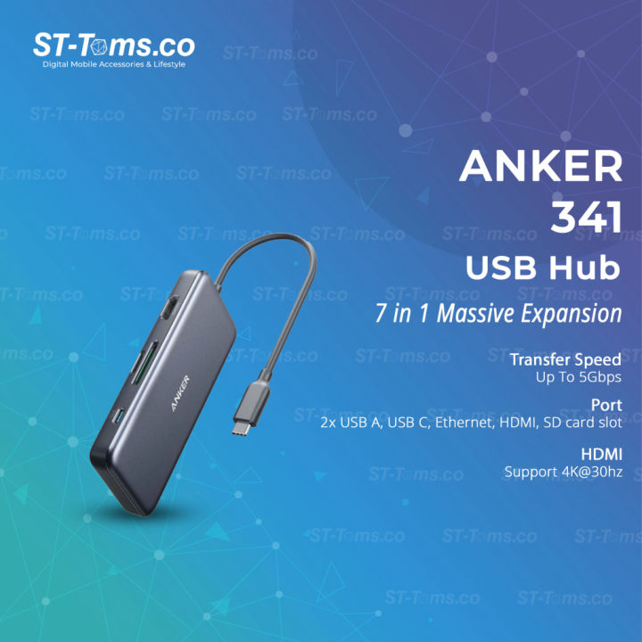 Anker 341 USB-C Hub (7-in-1) - Anker US