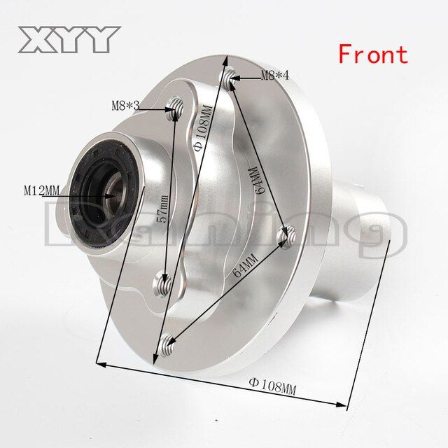 อลูมิเนียม-cnc-ล้อแม็กล้อหน้าล้อหลังดิสก์เบรก-hub-core-สำหรับ-z50-z50j-ลิง-dirt-bike