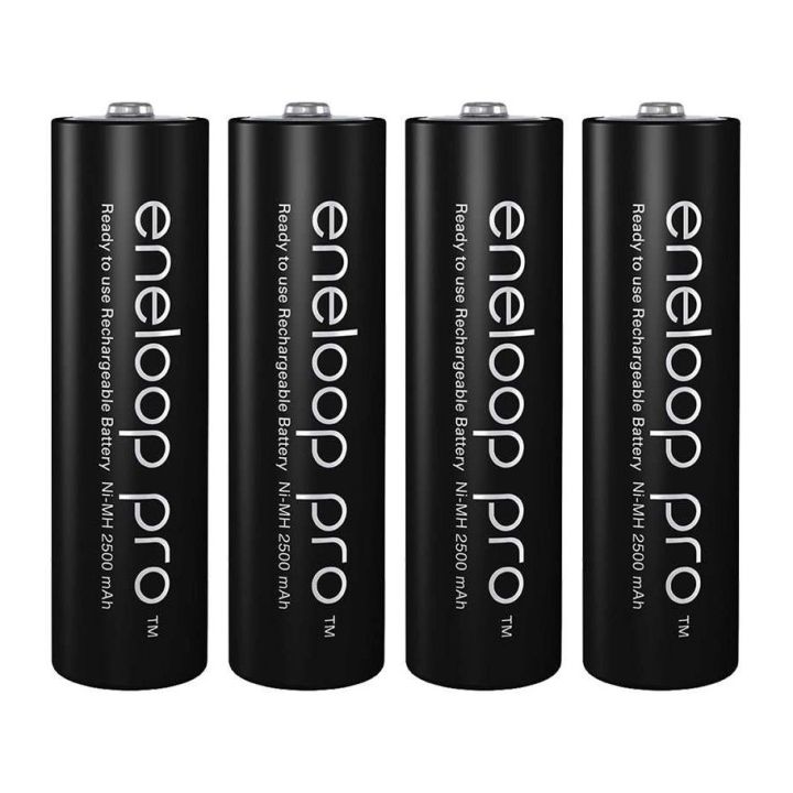 แท้-100-ประกันศูนย์-panasonic-eneloop-pro-pack-4-ก้อน-aa-2550-mah-original-rechargable-battery-ถ่านชาร์จ