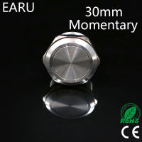 30mm Metal Stainless Steel Waterproof Momentary Doorebll Bell Horn Push Button Switch Car Auto Engine Start PC Power Self-reset