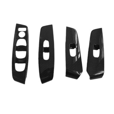 Car Accessories Interior Window Switch Cover Trim 4Pcs for Nissan Sylphy SENTRA 2020-2021