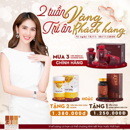 Hàng chính hãng viên uống trắng da ngọc trinh beauty diamond white - ảnh sản phẩm 9