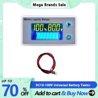 ZZOOI DC 10-100V Universal Battery Tester Capacitance Voltmeter Tester Charging System Analyzer with LCD Display Lead Acid Indicator