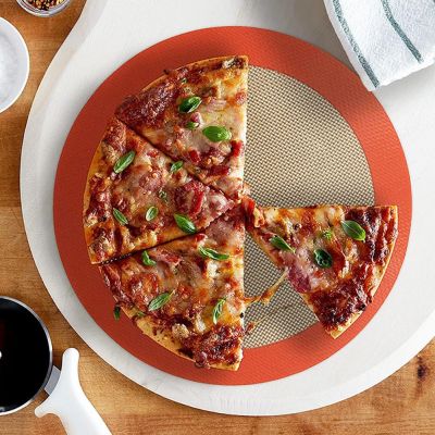 Oven Baking Mat Silicone Round Baking Pads Pizza Non-stick Heat Resistance Biscuit Baking Liners Kitchen Bakeware Accessories
