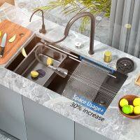 【YF】✚  Sink 304 Basin Large Bowl With Multifunction Faucet