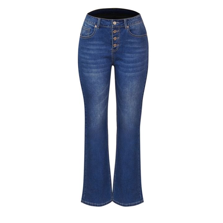 cc-fashion-micro-flared-jeans-middle-waist-splicing-denim-pants-female-commuter-trousers-streetwear