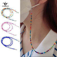 XIAOBOACC Rainbow หน้ากากลูก ปัดสายคล้องคอหน้ากาก Lanyard Traceless หูแขวนแว่นตาเชือกแฟชั่นผู้ชายและผู้หญิง สายคล้องแมส สายคล้องหน้ากาก