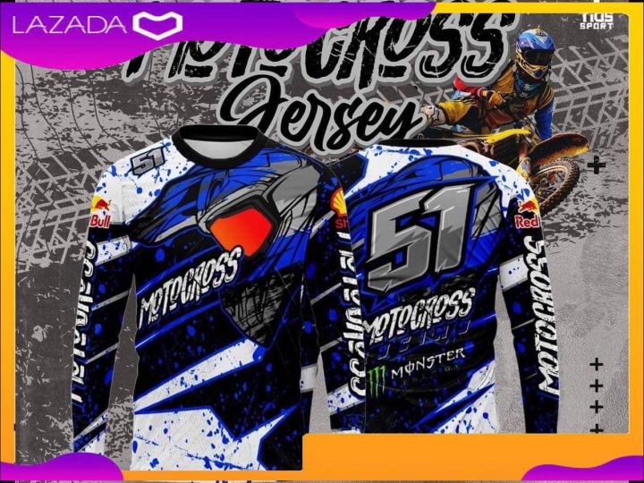 เสื้อกีฬาพิมพ์ลายmotocrossสวยๆมาแล้ว