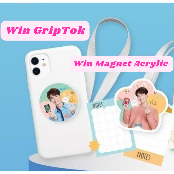 win-magnet-acrylic-แม่เหล็กติดตู้เย็น-แถมฟรี-postcard-win-1-ใบ