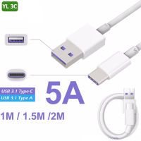 For สายชาร์จ Type C 5A 1/1.5/2เมตร Fast Charging Cable รุ่น Android