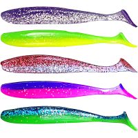 【hot】✱□ 1 box 55mm 75mm 100mm shinner Fishing Lures Wobblers Carp Soft Silicone Artificial Color Baits