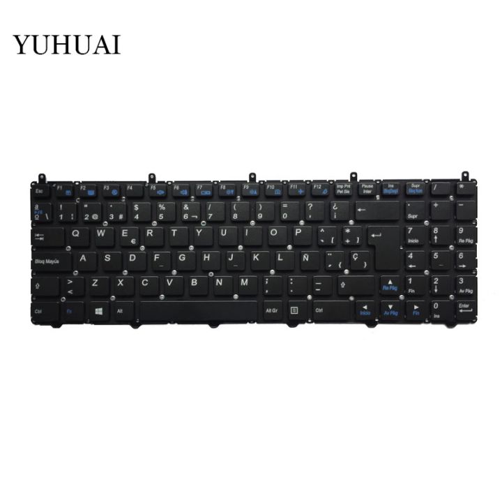 new-spanish-keyboard-for-hasee-dns-clevo-k610c-k650d-k590c-k570n-sp-laptop-keyboard-without-frame