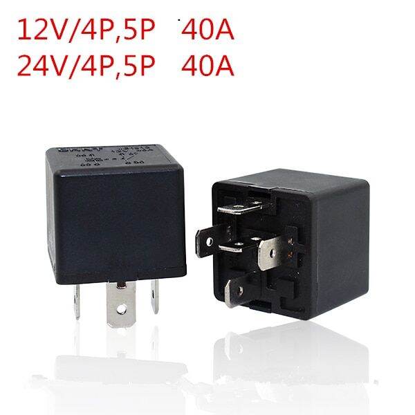 12v24v 40a High Quality Auto Relay With Iron Bracket Air Conditioning