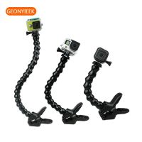 GEONYIEEK สายยึดงูแบบยืดหยุ่น8/13/19ส่วนเหมาะสำหรับ DJI Gopro 9/8/7/ 6/5/4/3และกล้องกีฬาอื่นๆ