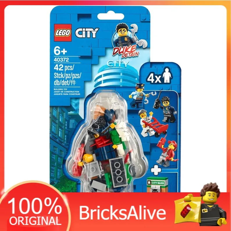 BricksAlive LEGO MINIFIGURES PACK CITY Police Minifigure