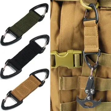 5pcs 5 sizes Camping Hiking Outdoor Military Attach Bag Strap Accessories  Tactical Backpack Buckles Molle Webbing Buckle Adjust Keeper Belt end Clip