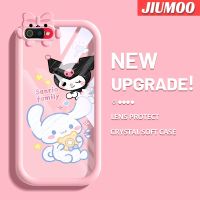 เคส JIUMOO สำหรับ Realme C2 C2S OPPO เคส A1K ลายการ์ตูน Sanrio Family Little Monster Bknot ปลอกนิ่มกันกระแทกทนทานต่อการขีดข่วนเคสโทรศัพท์โปร่งใสฝาครอบป้องกันเลนส์กล้องถ่ายรูป TPU ซิลิกาเจล