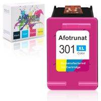 เครื่องพิมพ์ Afotrunat หมึก301 XL,ตลับหมึกสำหรับ HP 301XL ดำและสามสี Deskjet 3000 3054A 3050 3052A