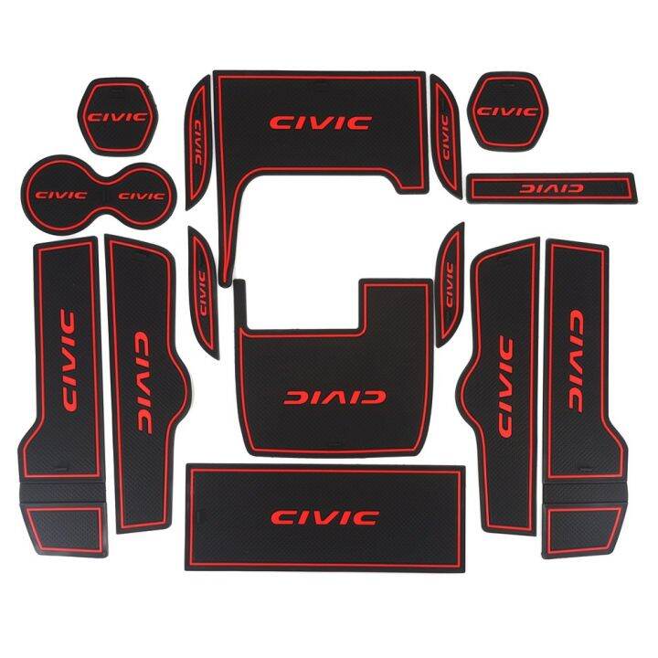 honda-civic-fc-10th-gen-anti-slip-gate-slot-mat-honda-2016-2017-2018-2019ยางภายในประตู-groove-pad