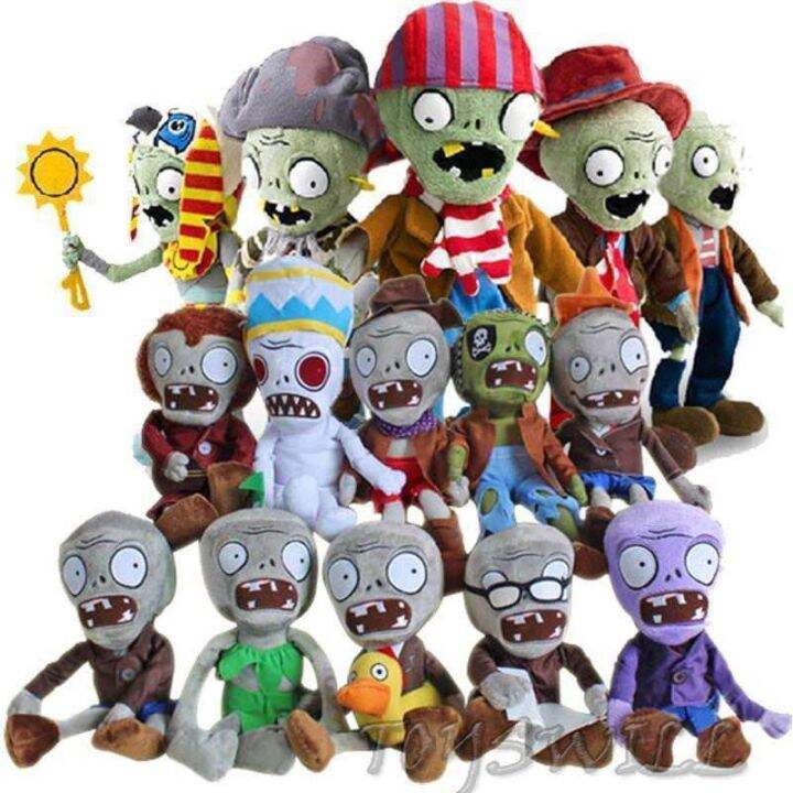 30cm Game PLANTS vs. ZOMBIES PVZ Soft Stuffed Toys Cartoon Soft Plush ...