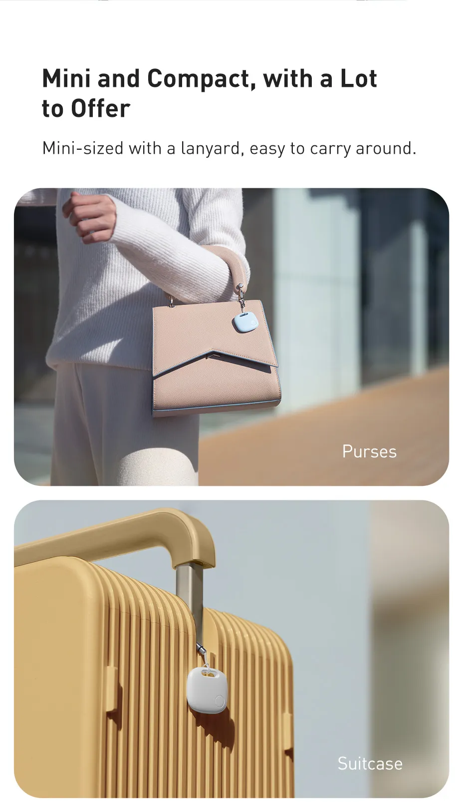 Các phụ kiện đi kèm của Tag Bluetooth Baseus T2 Pro