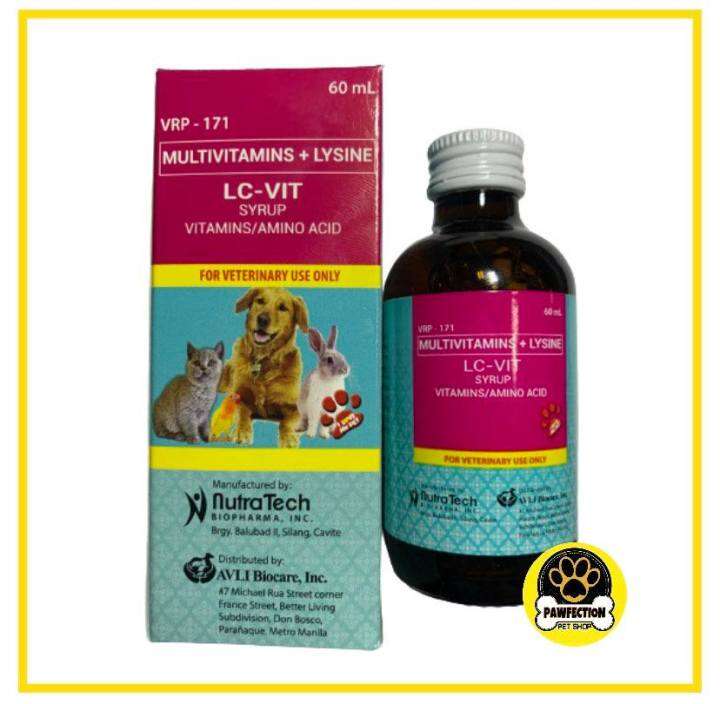 LC Vit (60ml) Multivitamins Syrup for dogs and cats | Lazada PH