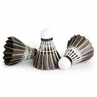 12 Pcs Pro Training Black Goose Feather Shuttlecocks Badminton Ball Game Durable