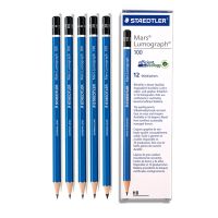 Staedtler Pencil สีน้ำเงิน100แท่งดินสอวาดรูปดินสอวาดเขียน