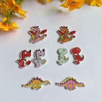 【YF】❉▫  50pcs Mixed dinosaur  Buttons Sewing And Scrapbooking Accessories 2 Holes