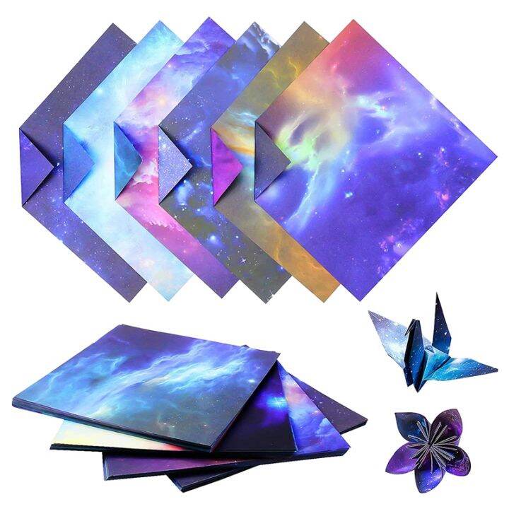 200-sheets-galaxy-space-stars-pattern-paper-double-sided-colored-paper-for-arts-crafts-6x6inch