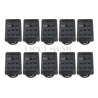 【LZ】▣☃△  10pcs guitarra acústica pré-amplificador eq sintonizador piezo sistema de captação equalizador com mic placa batida para guitarra folk 301 201 101 captador