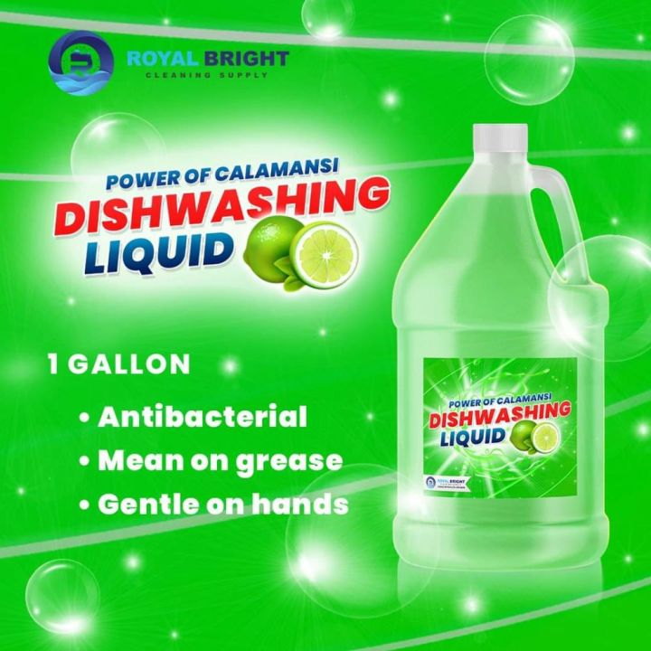 Royal Bright Dishwashing Liquid 1 Gallon Calamansi Lazada Ph