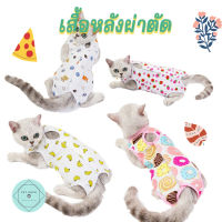 Pet Recovery Suit เสื้อหลังผ่าตัด เสื้อป้องกันแมวเลีย เสื้อป้องกันเลีย เสื้อทำหมัน เสื้อป้องกันหมาเลีย