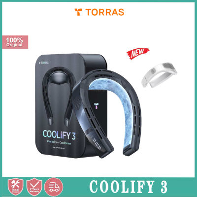 TORRAS coolify 3 พัดลมระบายความร้อน 3 คอ แบบพกพา ขนาดเล็ก ไร้ใบพัด เสียงเงียบ แขวนคอได้ สําหรับเครื่องปรับอากาศ