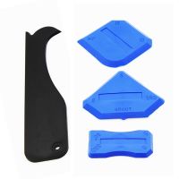 Silicone Sealant Spreader Scraper Caulking Remover Grout Caulk Tool Kit 4 Pcs FA