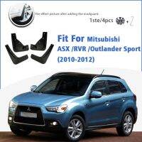 แผ่นบังโคลนสำหรับ Mitsubishi Asx 2010 2011 2012 Outlander Sport / Rvr แผ่นกันโคลนอุปกรณ์เสริมรถยนต์กันกระเด็นบังโคลน