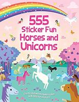 555 Sticker Fun Horses and Unicorns (555 Sticker Fun) หนังสือภาษาอังกฤษมือ1(New) ส่งจากไทย