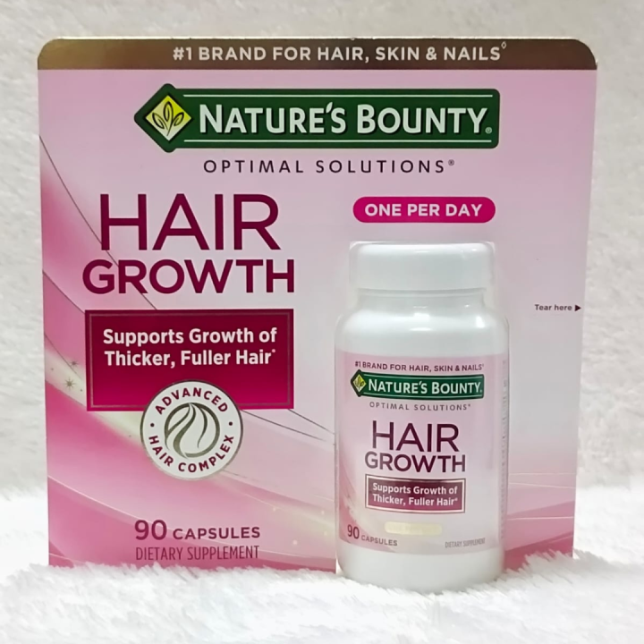 Nature's Bounty Hair Growth ISI 90 Capsules Lazada Indonesia