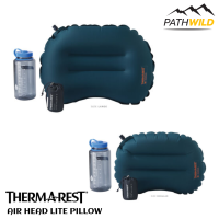 THERMAREST AIR HEAD LITE PILLOW / DEEP PACIFIC หมอนเป่าลม น้ำหนักเบา เหมาะสำหรับการเดินทางแบบ ULTRALIGHT