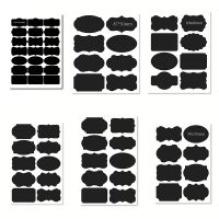 【YD】 5 sheets  Chalkboard Sticker Jars Organizer Labels Chalk Board Blackboard Label