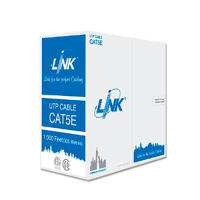 LINK สายแลน CAT 5E UTP รุ่น US-9015 สายยาว 305 เมตร สีขาว -- EU 26 --