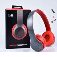 【รับประกัน 1 ปี】P47 หูฟังบลูทูธ หูฟังไร้สาย หูฟัง Bluetooth 5.0 รุ่น Wireless Headphones